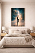 Awakening Light Fine Art Print Spiritual Wall Art Contemporary Figurative Art Mystical Giclée Print Modern Living Room