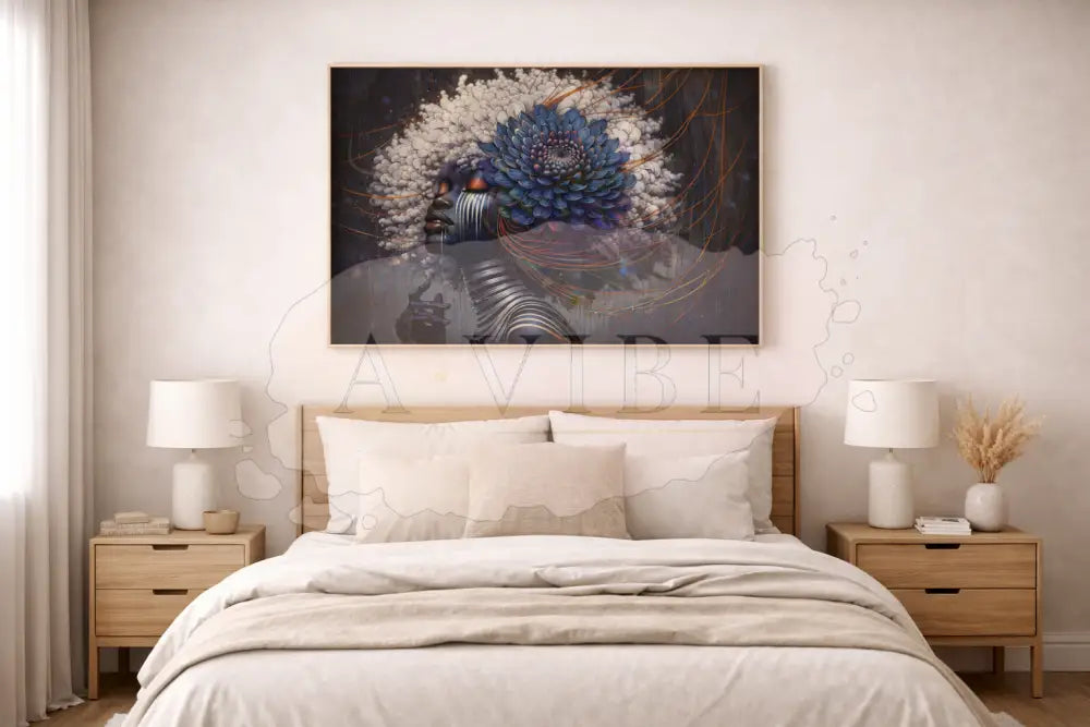 Black Goddess Tree of Life Art Print Symbolic Portrait Bloom Within 16*24 - AP102994P627111