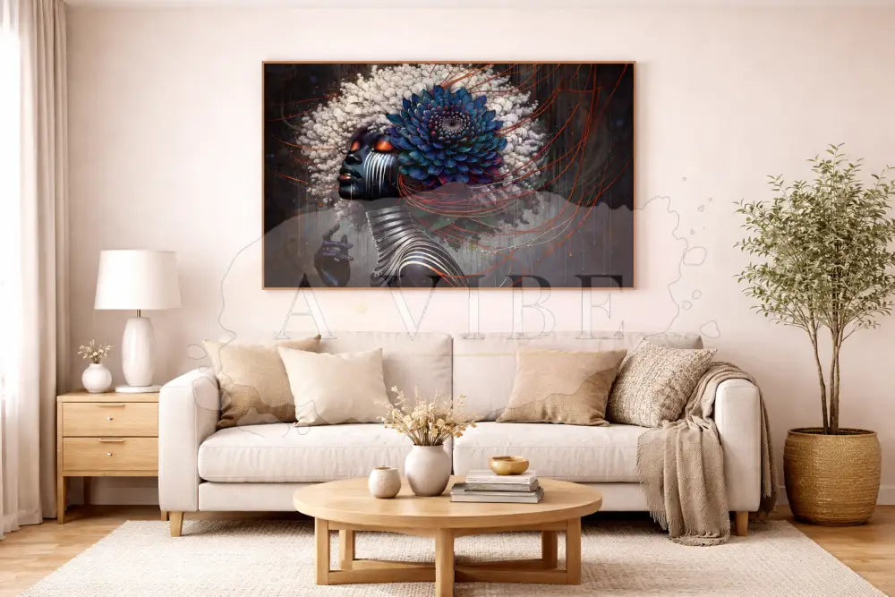 Black Goddess Tree of Life Art Print Symbolic Portrait Bloom Within 16*24 - AP102994P627111