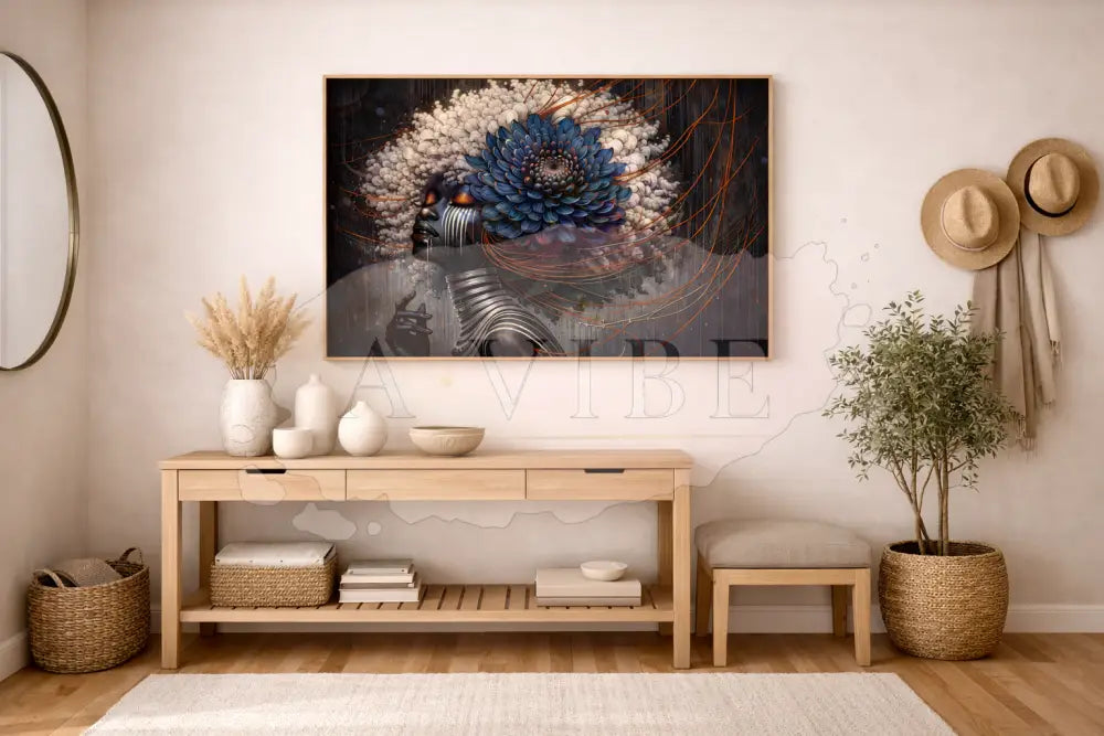 Black Goddess Tree of Life Art Print Symbolic Portrait Bloom Within 16*24 - AP102994P627111