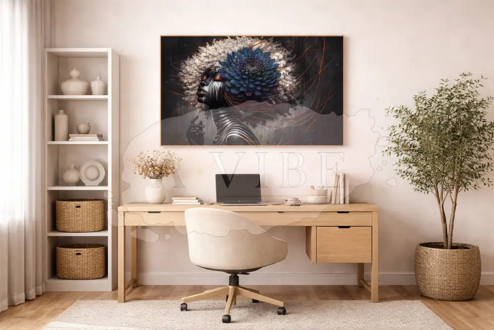 Black Goddess Tree of Life Art Print Symbolic Portrait Bloom Within 16*24 - AP102994P627111