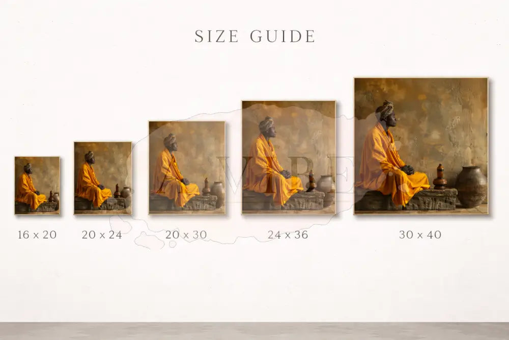 Meditative Figure Fine Art Print Symbolic Abstract Portrait Modern Spiritual Wall Art