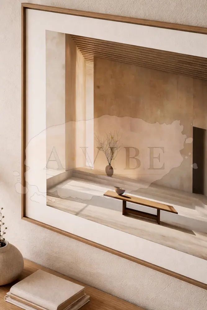 Quiet Architecture — Minimalist Neutral Fine Art Print Museum-Quality Giclée