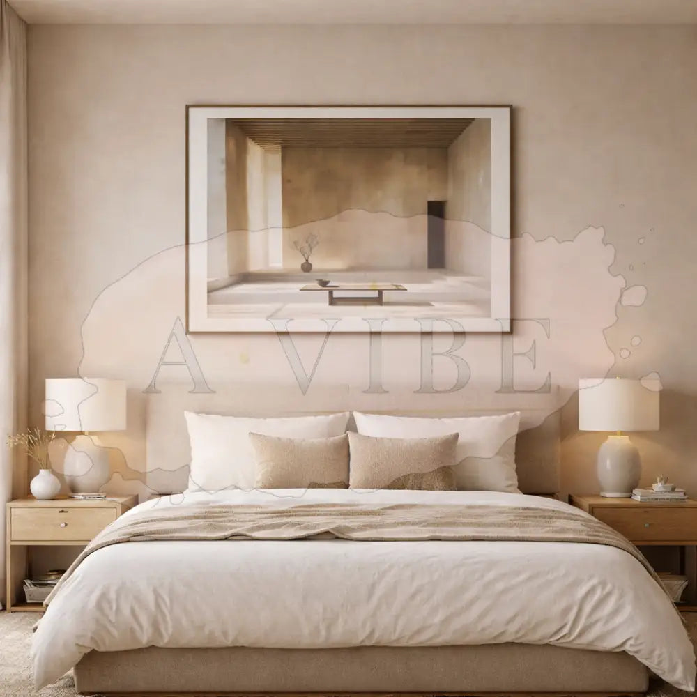 Stillness in Light – Neutral Abstract Fine Art Print Textured Minimal Wall Art Museum Quality Giclée Contemporary Decor