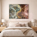 Yin Yang Sacred Geometry Fine Art Print — Cosmic Abstract Spiritual Wall Art Modern Gallery Quality Giclée
